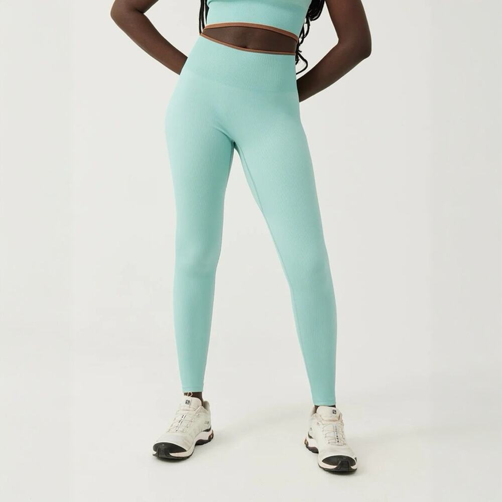 Outdoor Voices SeamlessRib 7/8 Legging Storm Size Medium